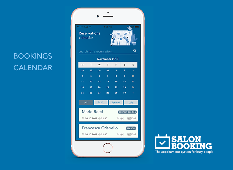 Salon Booking System Mobile app