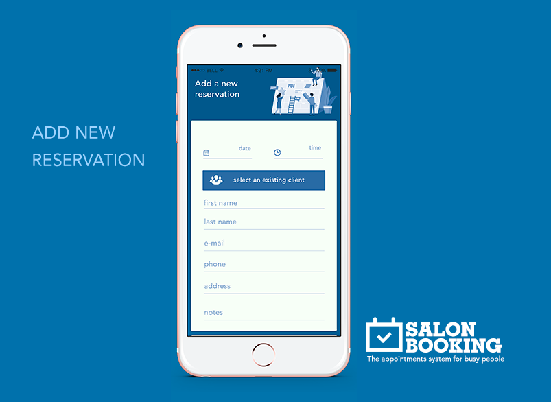 Salon Booking System Mobile app