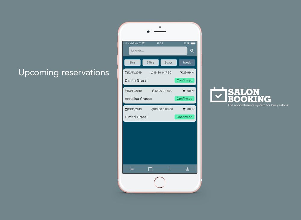 salon booking system mobile app