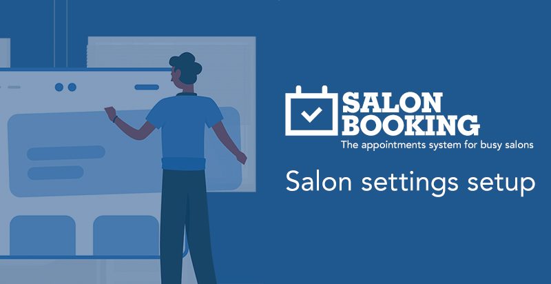 Salon booking settings setup
