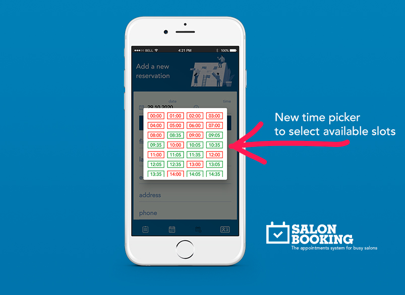 salon booking system mobile app improvements