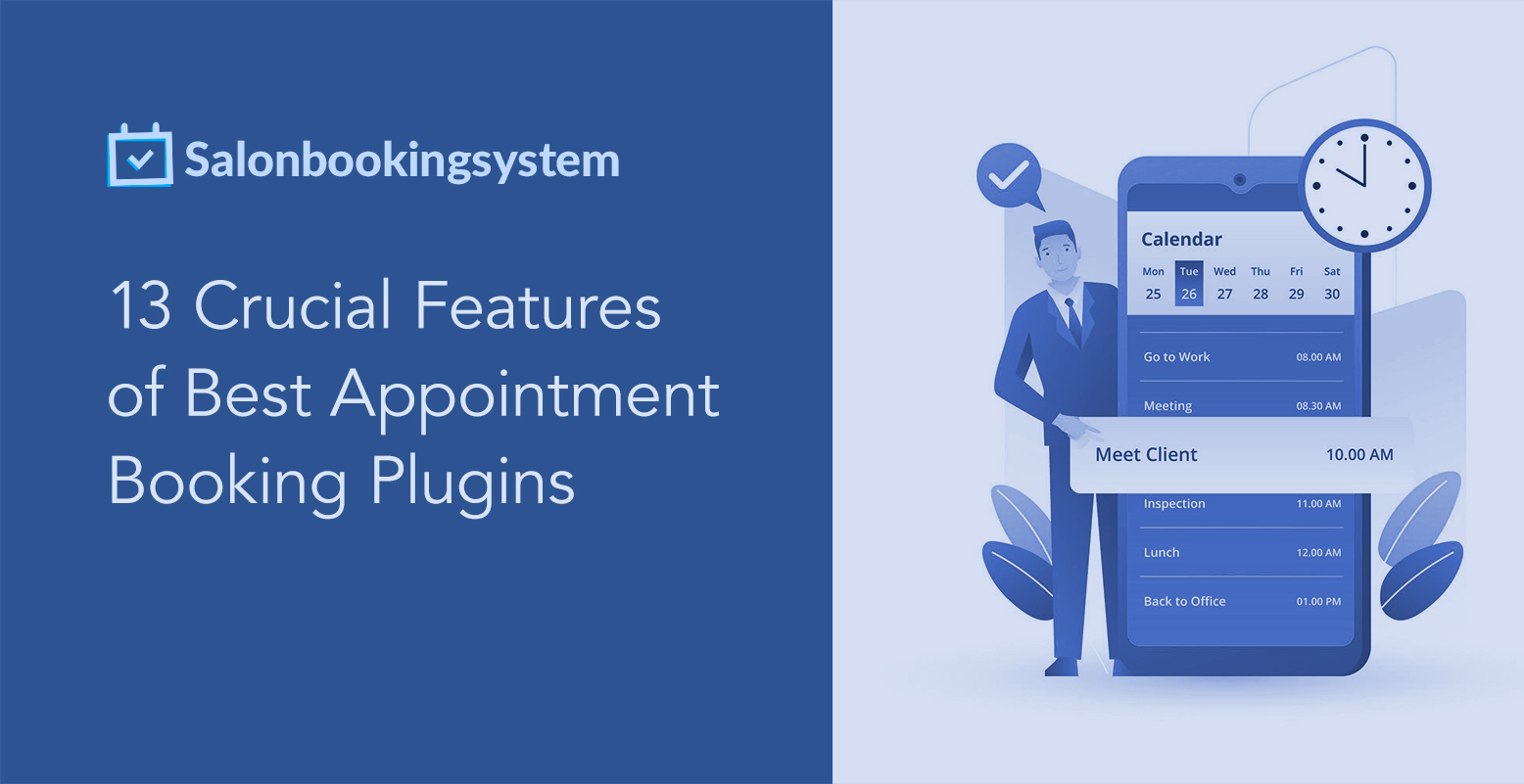 13 Crucial Features of Best Appointment Booking Plugins