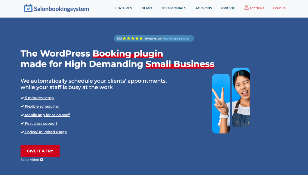 Salon Booking System