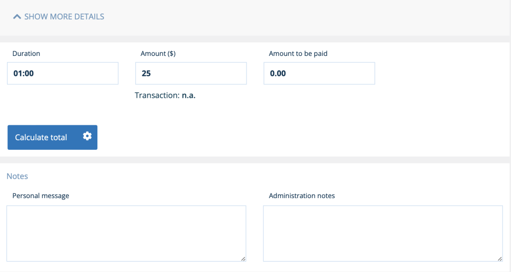 Add patient notes to your online booking system