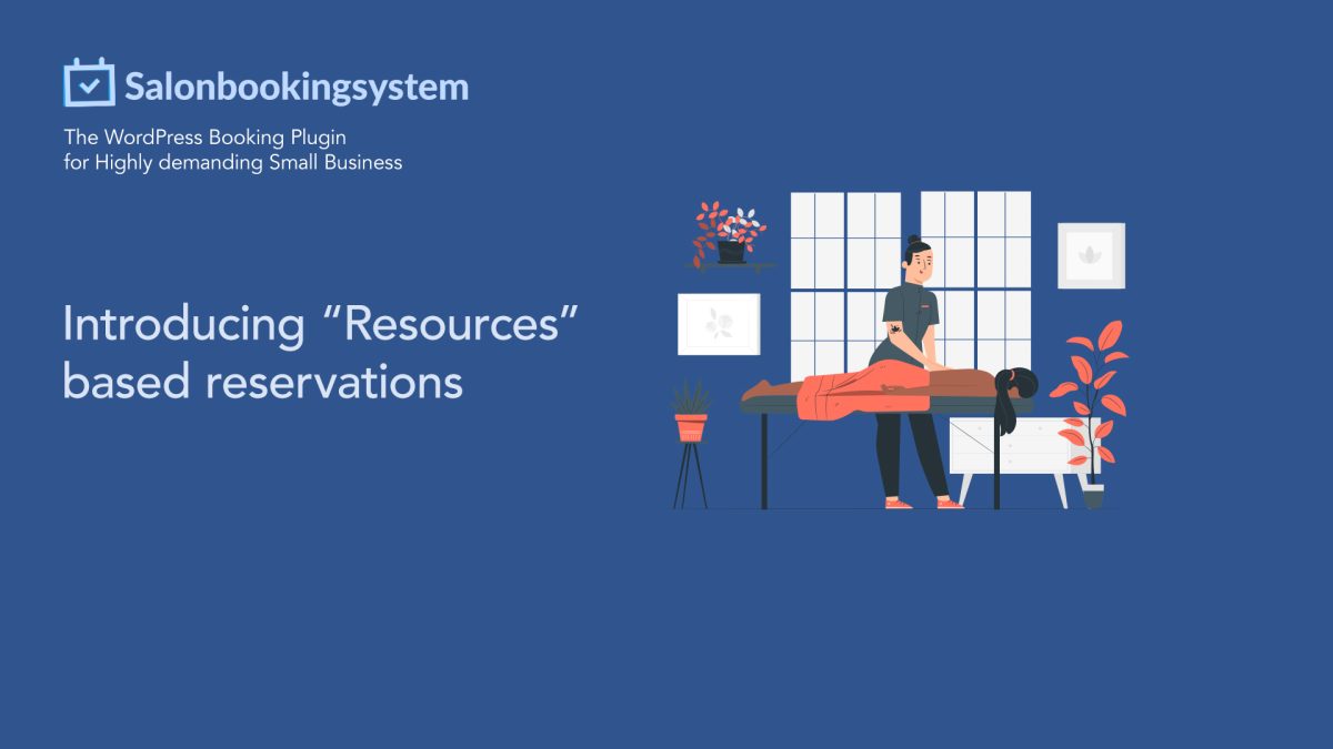 Resource based reservations on Salon Booking System