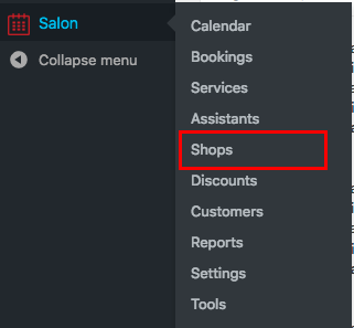 salon-booking-multi-shop-menu